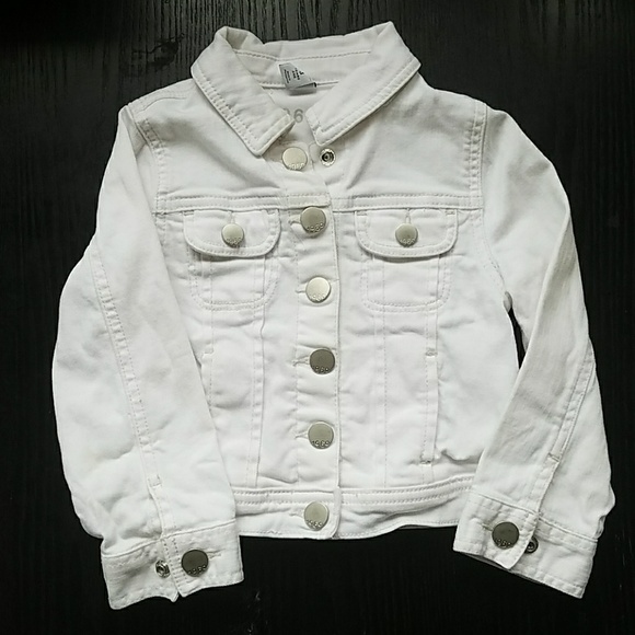 GAP Jackets & Coats White Gap Denim Jacket Poshmark